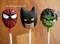 Super Hero cake pops, £3.75-£4.25 ea Super Hero cake pops, £3.75-£4.25 ea