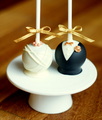 Bride / groom cake pops £2.75 ea Bride / groom cake pops £2.75 ea
