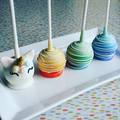 Unicorn cake pops, £3.75 ea Unicorn cake pops, £3.75 ea